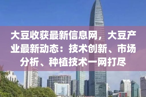 大豆收獲最新信息網(wǎng)，大豆產(chǎn)業(yè)最新動態(tài)：技術(shù)創(chuàng)新、市場分析、種植技術(shù)一網(wǎng)打盡