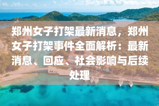鄭州女子打架最新消息，鄭州女子打架事件全面解析：最新消息、回應(yīng)、社會(huì)影響與后續(xù)處理