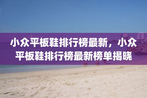 小眾平板鞋排行榜最新，小眾平板鞋排行榜最新榜單揭曉