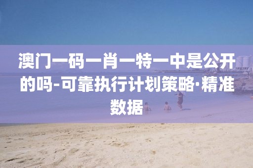 澳門(mén)一碼一肖一特一中是公開(kāi)的嗎-可靠執(zhí)行計(jì)劃策略·精準(zhǔn)數(shù)據(jù)