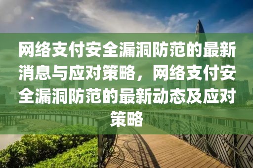 網(wǎng)絡(luò)支付安全漏洞防范的最新消息與應(yīng)對(duì)策略，網(wǎng)絡(luò)支付安全漏洞防范的最新動(dòng)態(tài)及應(yīng)對(duì)策略