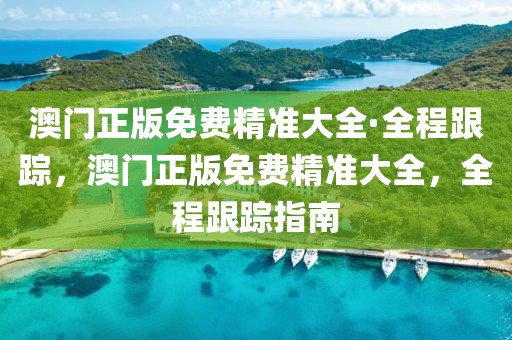 澳門正版免費精準大全·全程跟蹤，澳門正版免費精準大全，全程跟蹤指南