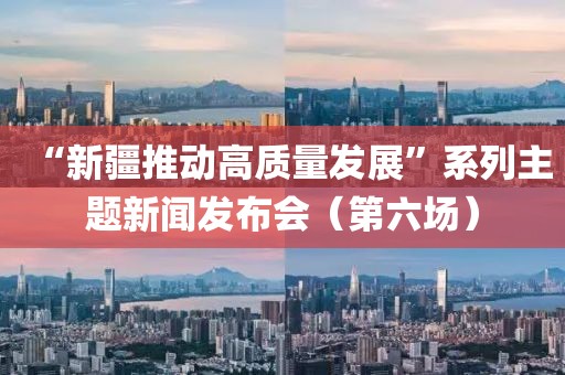 “新疆推動(dòng)高質(zhì)量發(fā)展”系列主題新聞發(fā)布會(huì)（第六場(chǎng)）