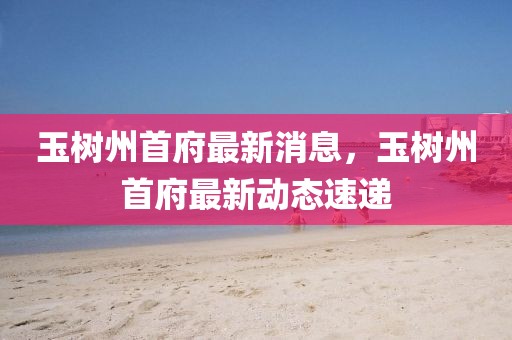 玉樹(shù)州首府最新消息，玉樹(shù)州首府最新動(dòng)態(tài)速遞
