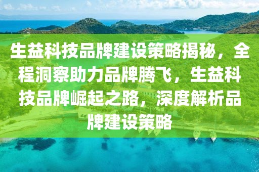 生益科技品牌建設策略揭秘，全程洞察助力品牌騰飛，生益科技品牌崛起之路，深度解析品牌建設策略