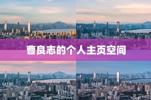 曹良志的個人主頁空間