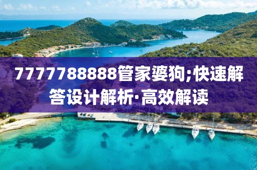 7777788888管家婆狗;快速解答設(shè)計解析·高效解讀