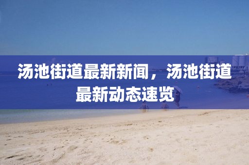 湯池街道最新新聞，湯池街道最新動(dòng)態(tài)速覽