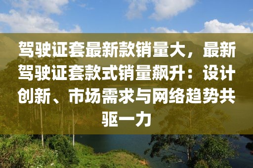 駕駛證套最新款銷量大，最新駕駛證套款式銷量飆升：設計創(chuàng)新、市場需求與網絡趨勢共驅一力