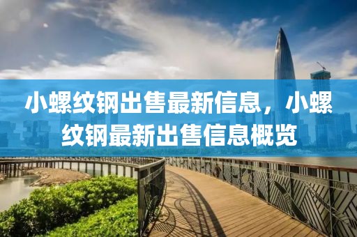 小螺紋鋼出售最新信息，小螺紋鋼最新出售信息概覽