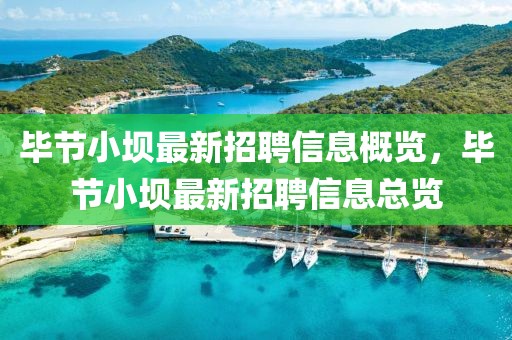 畢節(jié)小壩最新招聘信息概覽，畢節(jié)小壩最新招聘信息總覽