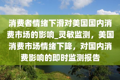 消費(fèi)者情緒下滑對美國國內(nèi)消費(fèi)市場的影響_靈敏監(jiān)測，美國消費(fèi)市場情緒下降，對國內(nèi)消費(fèi)影響的即時監(jiān)測報告