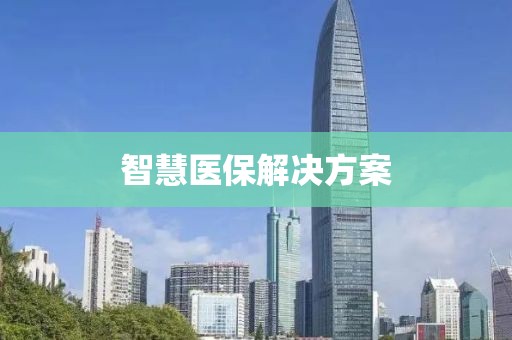 智慧醫(yī)保解決方案