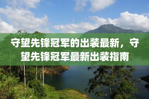 守望先鋒冠軍的出裝最新，守望先鋒冠軍最新出裝指南