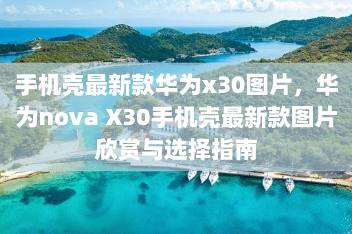 手機(jī)殼最新款華為x30圖片，華為nova X30手機(jī)殼最新款圖片欣賞與選擇指南