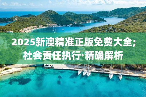 2025新澳精準(zhǔn)正版免費(fèi)大全;社會(huì)責(zé)任執(zhí)行·精確解析