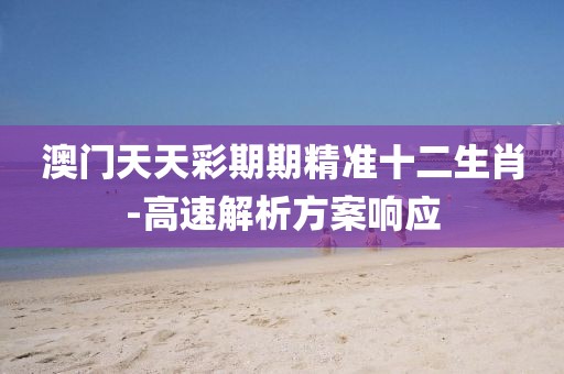 澳門(mén)天天彩期期精準(zhǔn)十二生肖-高速解析方案響應(yīng)