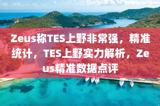 Zeus稱TES上野非常強(qiáng)，精準(zhǔn)統(tǒng)計(jì)，TES上野實(shí)力解析，Zeus精準(zhǔn)數(shù)據(jù)點(diǎn)評