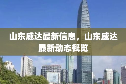 山東威達(dá)最新信息，山東威達(dá)最新動態(tài)概覽