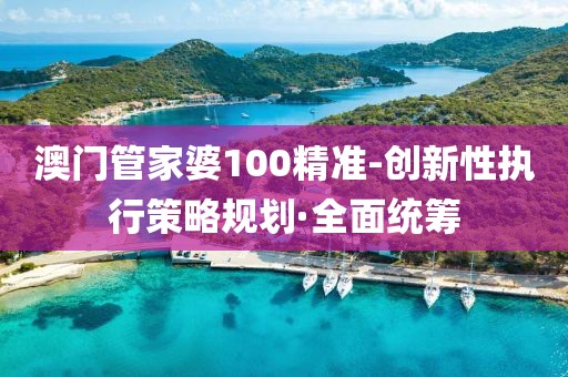 澳門管家婆100精準(zhǔn)-創(chuàng)新性執(zhí)行策略規(guī)劃·全面統(tǒng)籌