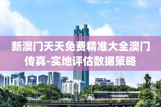 新澳門天天免費精準大全澳門傳真-實地評估數(shù)據(jù)策略