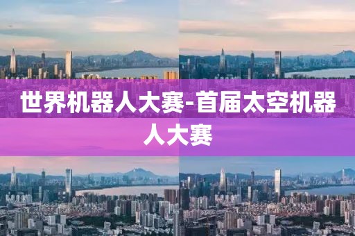 世界機(jī)器人大賽-首屆太空機(jī)器人大賽
