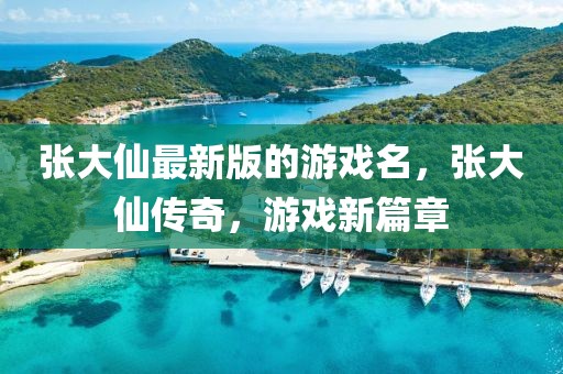 張大仙最新版的游戲名，張大仙傳奇，游戲新篇章