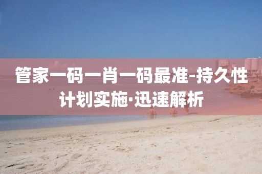 管家一碼一肖一碼最準(zhǔn)-持久性計(jì)劃實(shí)施·迅速解析