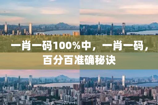 一肖一碼100%中，一肖一碼，百分百準(zhǔn)確秘訣