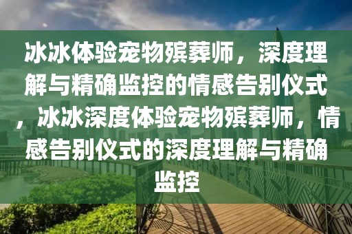冰冰體驗(yàn)寵物殯葬師，深度理解與精確監(jiān)控的情感告別儀式，冰冰深度體驗(yàn)寵物殯葬師，情感告別儀式的深度理解與精確監(jiān)控