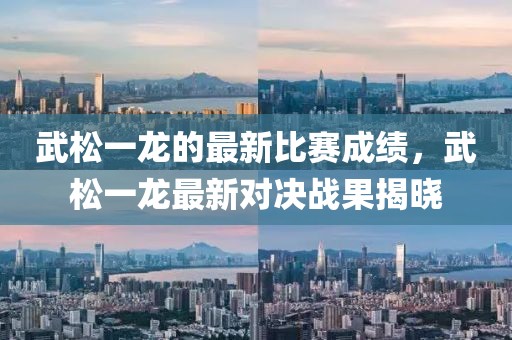 武松一龍的最新比賽成績，武松一龍最新對決戰(zhàn)果揭曉