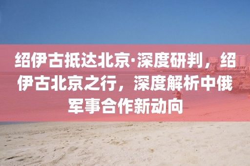 紹伊古抵達(dá)北京·深度研判，紹伊古北京之行，深度解析中俄軍事合作新動(dòng)向