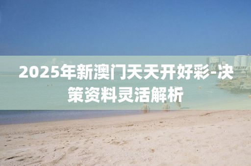 2025年新澳門天天開好彩-決策資料靈活解析