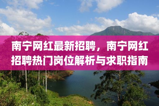 南寧網(wǎng)紅最新招聘，南寧網(wǎng)紅招聘熱門崗位解析與求職指南