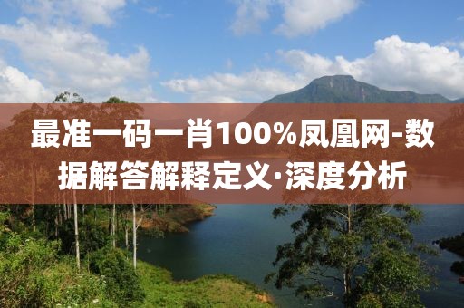 最準(zhǔn)一碼一肖100%鳳凰網(wǎng)-數(shù)據(jù)解答解釋定義·深度分析