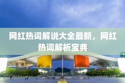 網(wǎng)紅熱詞解說大全最新，網(wǎng)紅熱詞解析寶典