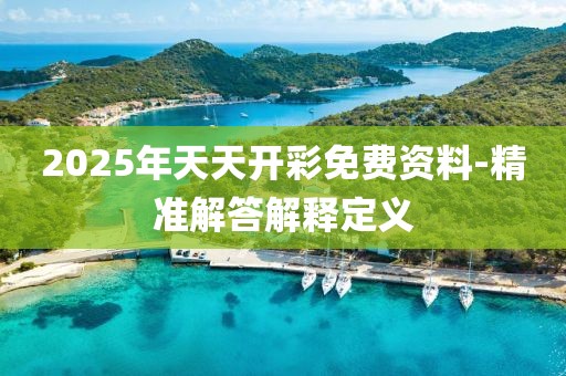 2025年天天開(kāi)彩免費(fèi)資料-精準(zhǔn)解答解釋定義