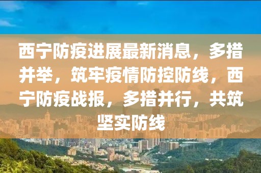 西寧防疫進展最新消息，多措并舉，筑牢疫情防控防線，西寧防疫戰(zhàn)報，多措并行，共筑堅實防線