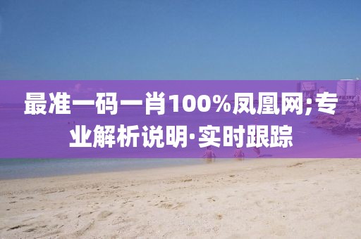 最準(zhǔn)一碼一肖100%鳳凰網(wǎng);專業(yè)解析說明·實時跟蹤