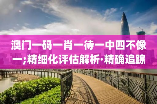 澳門一碼一肖一待一中四不像一;精細(xì)化評估解析·精確追蹤