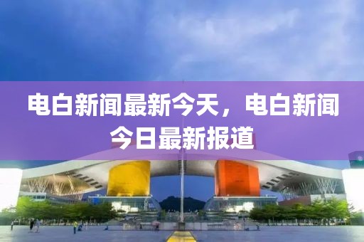 電白新聞最新今天，電白新聞今日最新報(bào)道