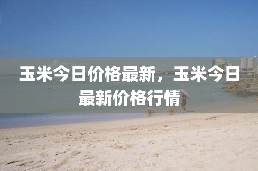 玉米今日價格最新，玉米今日最新價格行情