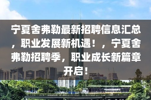 寧夏舍弗勒最新招聘信息匯總，職業(yè)發(fā)展新機(jī)遇！，寧夏舍弗勒招聘季，職業(yè)成長新篇章開啟！